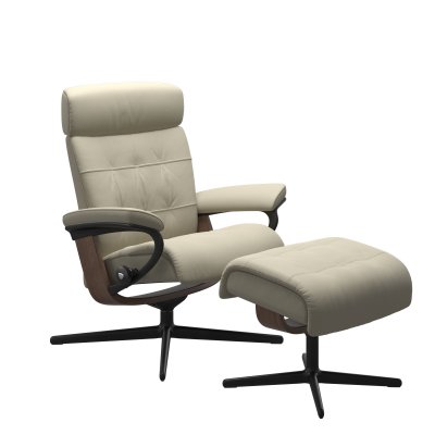 Stressless® Erik (M) Cross fauteuil met voetenbank