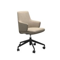 Stressless® Vanilla Home Office Low back met armleuningen