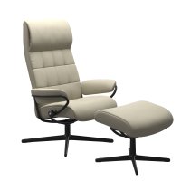 Stressless® London Cross fauteuil met voetenbank High back