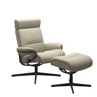 Stressless® Tokyo Cross fauteuil met voetenbanken en verstelbare hoofdsteun