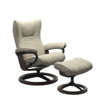 Stressless® Wing (L) Signature fauteuil met voetenbank