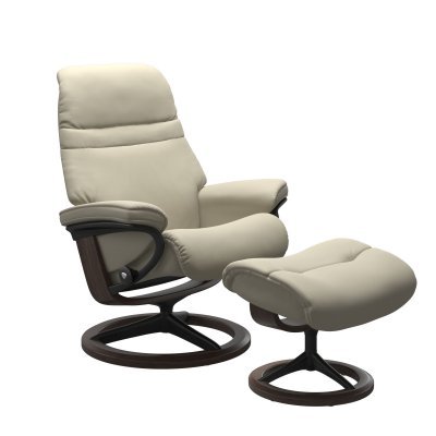 Stressless® Sunrise (L) Signature fauteuil met voetenbank