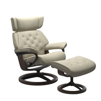 Stressless® Skyline (L) Signature met voetenbank