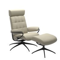 Stressless® London Star fauteuil met voetenbank en verstelbare hoofdsteun