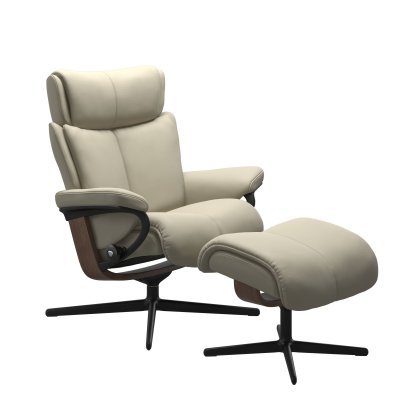 Stressless® Magic (S) Cross fauteuil met voetenbank