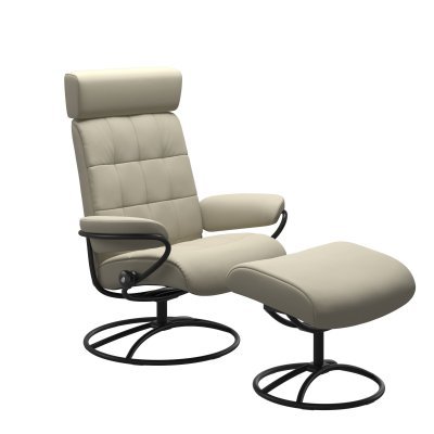 Stressless® London Original Instelbare koptekst met poef