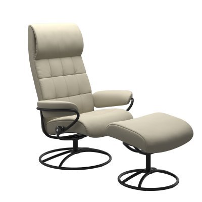 Stressless® London Original hoog met poef